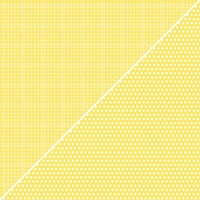 Jillibean Soup - Soup Staples Collection - 12 x 12 Double Sided Paper - Yellow Sugar, BRAND NEW