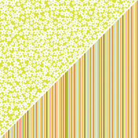 Jillibean Soup - Egg Drop Soup Collection - 12 x 12 Double Sided Paper - Green Onions, CLEARANCE