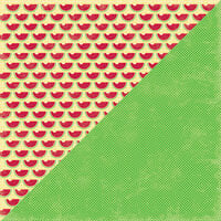 Jillibean Soup - Watermelon Gazpacho Collection - 12 x 12 Double Sided Paper -  Watermelon