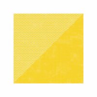 Jillibean Soup - Soup Staples II Collection - 12 x 12 Double Sided Paper - Yellow Salt