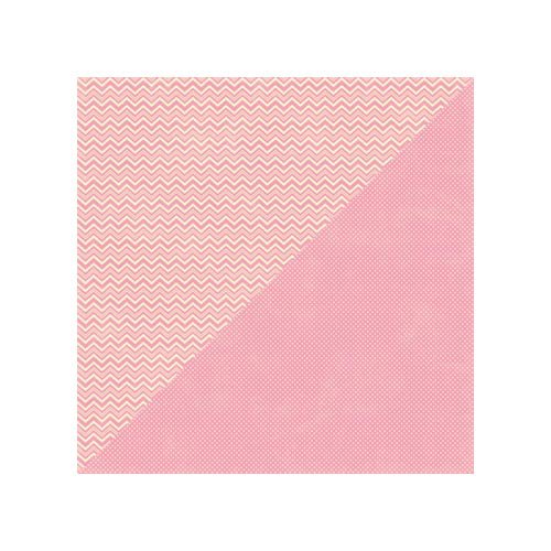 Jillibean Soup - Soup Staples II Collection - 12 x 12 Double Sided Paper - Pink Salt