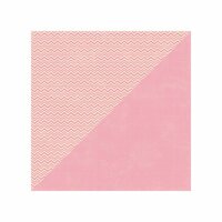 Jillibean Soup - Soup Staples II Collection - 12 x 12 Double Sided Paper - Pink Salt