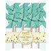 Jillibean Soup - Party Playground Collection - Cupcake Toppers - Rock Candy Blue Pinwheel