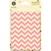 Jillibean Soup - Party Playground Collection - Favor Bags - Cotton Candy Pink Chevron