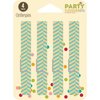 Jillibean Soup - Party Playground Collection - Clothespins - Rock Candy Blue Herringbone