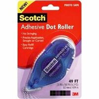 Scotch - Adhesive Dot Roller Dispenser - Permanent - 49 Feet