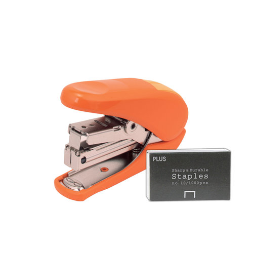 Plus Corporation - No. 10 Power-Assisted Stapler - Orange