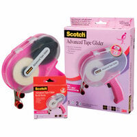 Scotch ATG - Adhesive Applicator Gun - Pink - Uses One Fourth Inch Adhesive