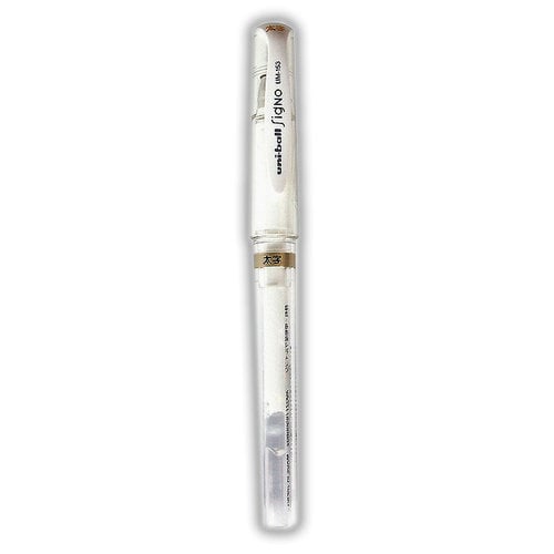 Uni Ball White gel pen