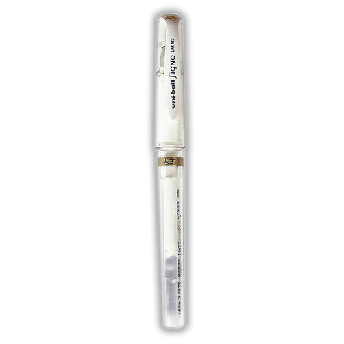 Signo - White Uni-ball Impact Pen