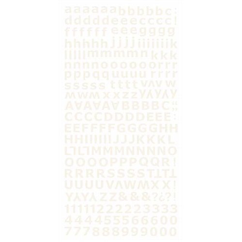 Kaisercraft - Alphabet Stickers - Ivory
