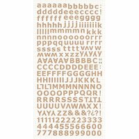 Kaisercraft - Alphabet Stickers - Natural