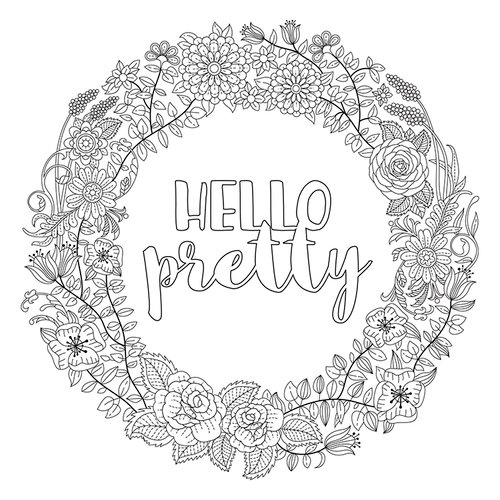 Kaisercraft - Kaisercolour - Card - Hello Pretty