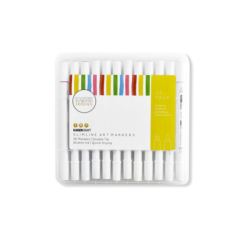 Kaisercraft Kaisercolour Slimline Art Markers 36 Pack