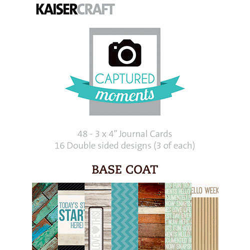 Kaisercraft - Captured Moments Collection - 3 x 4 Cards - Basecoat