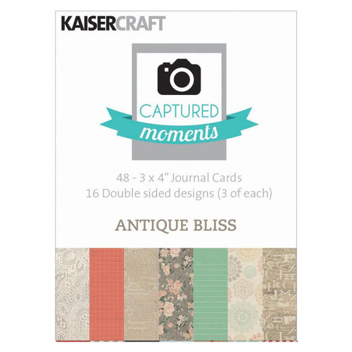 Kaisercraft - Captured Moments Collection - 3 x 4 Cards - Antique Bliss