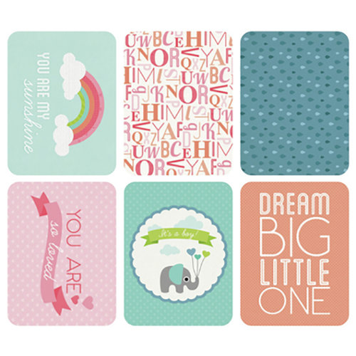 Kaisercraft - Captured Moments Collection - 3 x 4 Double Sided Journal Cards - Hello Baby