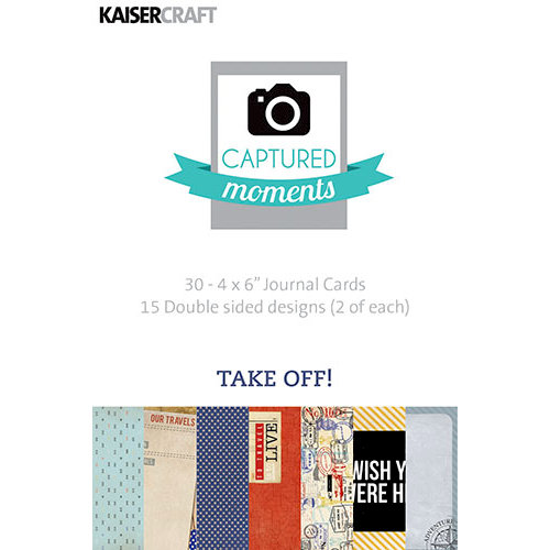 Kaisercraft - Captured Moments Collection - 4 x 6 Cards - Take Off