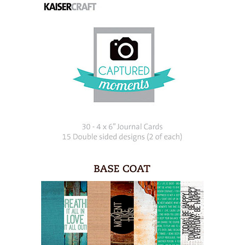 Kaisercraft - Captured Moments Collection - 4 x 6 Cards - Basecoat