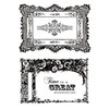 Kaisercraft - Miss Empire Collection - Clear Acrylic Stamp - Frames