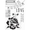 Kaisercraft - Sweet Pea Collection - Clear Acrylic Stamp