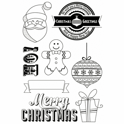 Kaisercraft - Gingerbread Collection - Clear Acrylic Stamp