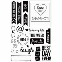 Kaisercraft - Captured Moments Collection - Clear Acrylic Stamps - Polaroid