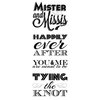 Kaisercraft - Something Blue Collection - Clear Acrylic Stamp - Ever After