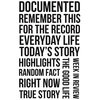 Kaisercraft - Captured Moments Collection - Clear Acrylic Stamps - Document