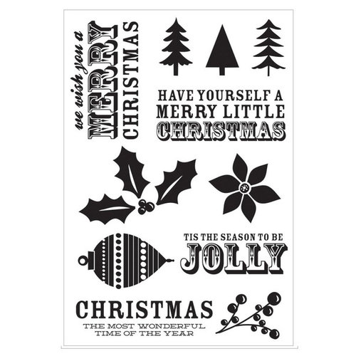 Kaisercraft - Mistletoe Collection - Christmas - Clear Acrylic Stamp