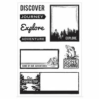 Kaisercraft - Outdoor Trail Collection - Clear Acrylic Stamp