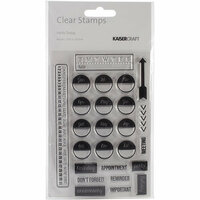 Kaisercraft - Hello Today Collection - Clear Acrylic Stamps