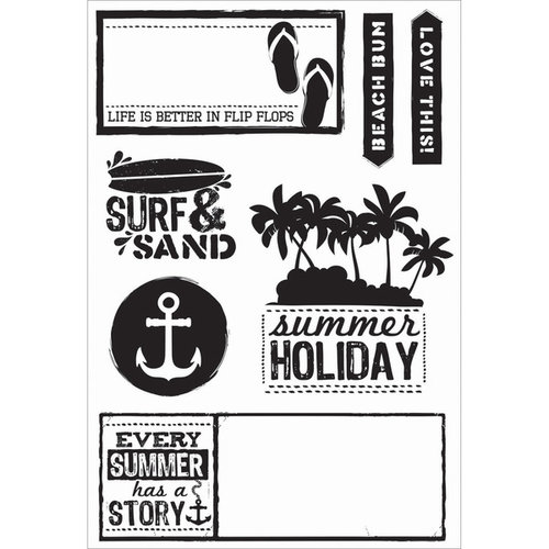 Kaisercraft - Sandy Toes Collection - Clear Acrylic Stamps