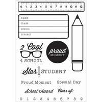 Kaisercraft - 2 Cool 4 School Collection - Clear Acrylic Stamps