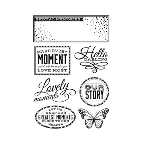 Kaisercraft - All That Glitters Collection - Clear Acrylic Stamps