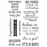 Kaisercraft - Little One Collection - Clear Acrylic Stamps