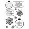 Kaisercraft - Silver Bells Collection - Christmas - Clear Acrylic Stamps