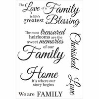 Kaisercraft - Generations Collection - Clear Acrylic Stamps