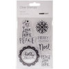 Kaisercraft - Holly Jolly Collection - Christmas - Clear Acrylic Stamps