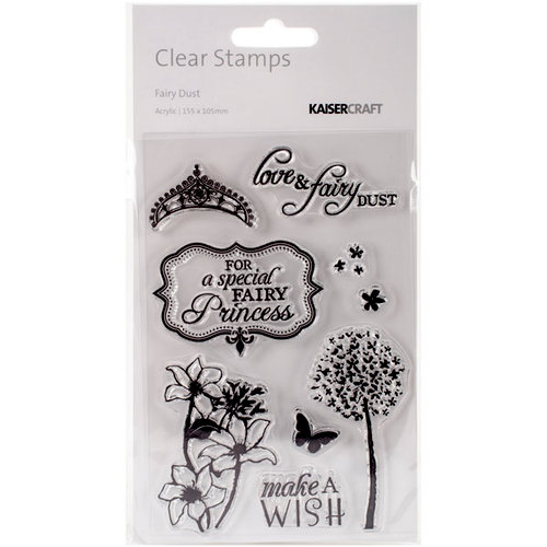 Kaisercraft - Fairy Dust Collection - Clear Acrylic Stamps