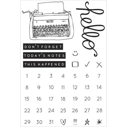 Kaisercraft - My Year, My Story Collection - Clear Acrylic Stamps