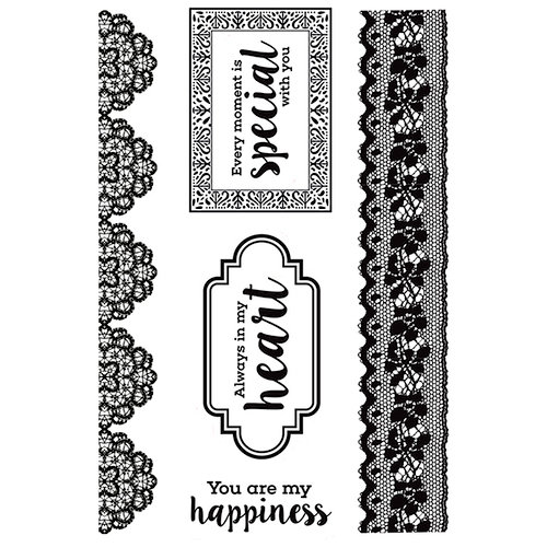 Kaisercraft - Cottage Rose Collection - Clear Acrylic Stamps