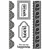 Kaisercraft - Cottage Rose Collection - Clear Acrylic Stamps