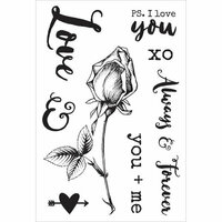 Kaisercraft - Always and Forever Collection - Clear Acrylic Stamps