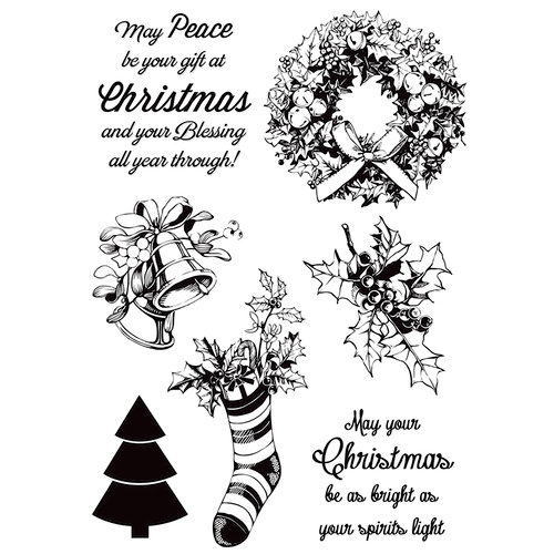 Kaisercraft - Silent Night Collection - Christmas - Clear Acrylic Stamps