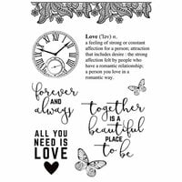 Kaisercraft - P.S. I Love You Collection - Clear Acrylic Stamps