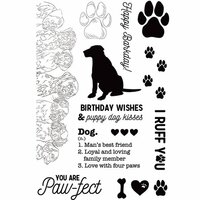 Kaisercraft - Pawfect Collection - Clear Acrylic Stamps - Dog