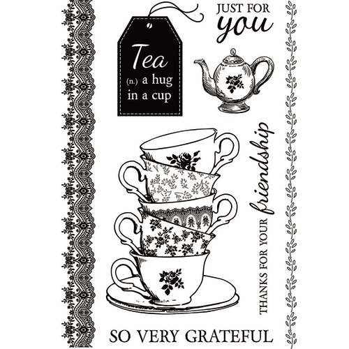 Kaisercraft - High Tea Collection - Clear Acrylic Stamps