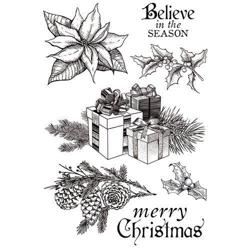 Kaisercraft - Christmas Edition Collection - Clear Acrylic Stamps