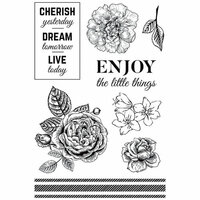 Kaisercraft - Wandering Ivy Collection - Clear Acrylic Stamps